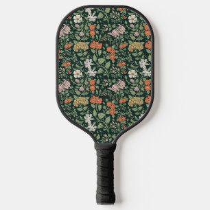 レトロデザイン花柄 ピックルボールラケット