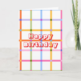 レトロデザイン お誕生日おめでとう カード