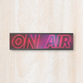 レトロデザイン、エアードアサイン サインプレート (正面)