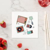 レトロデザイン スタンダードカクテルナプキン (インサイチュ)