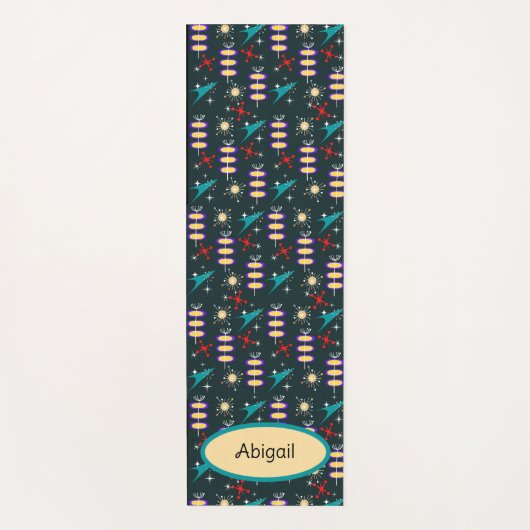 レトロデザイン ヨガマット (正面)