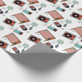 レトロデザイン ラッピングペーパー (角)