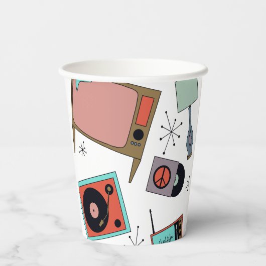 レトロデザイン 紙コップ (裏面)