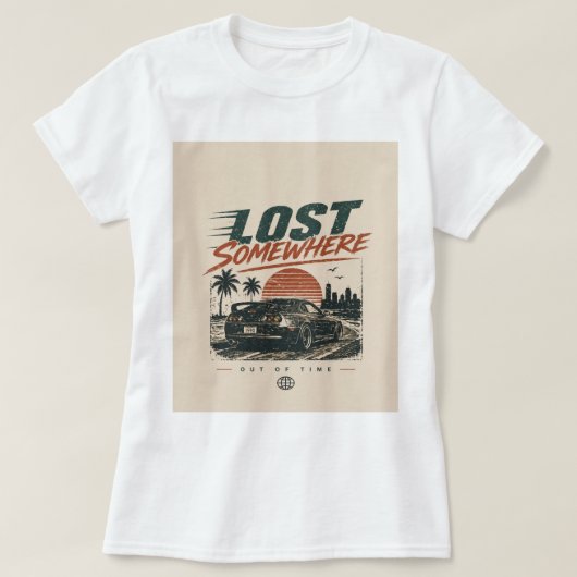 レトロデザイン Tシャツ (デザイン正面)