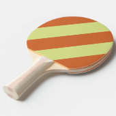 レトロデザートカボススズはっきりした3ストライプ個 卓球ラケット (正面アングル)