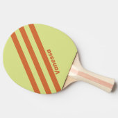 レトロデザートカボスストライプズ三つの名前 卓球ラケット (横)