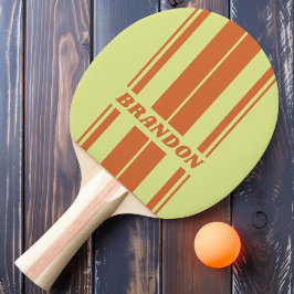 レトロデザートカボスデュアルボーストライプド（名前） 卓球ラケット
