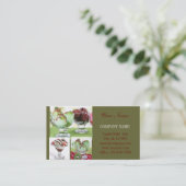 レトロデザートサンデーアイスクリーム 名刺 (スタンド正面)