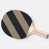 レトロデザートスリーはっきりしたストライプズ 卓球ラケット (横)
