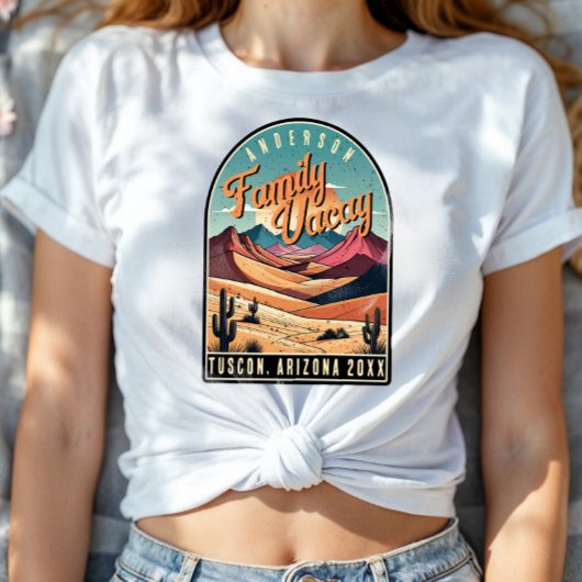 レトロデザート家族バケーション ID1134 Tシャツ