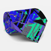 レトロデジタル飛び絵を描輪ネクタイ ネクタイ (ロール)
