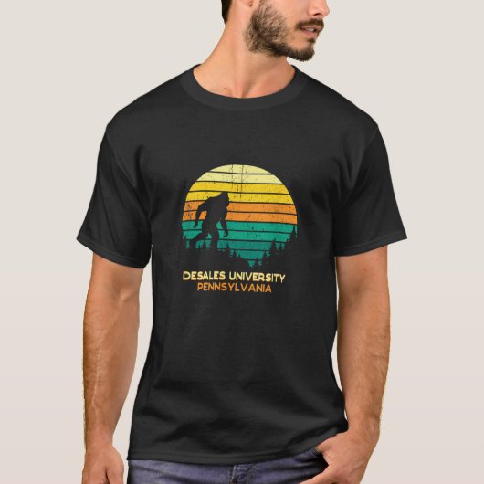レトロデセールス大学ペンシルバニア大足Sou Tシャツ (正面)