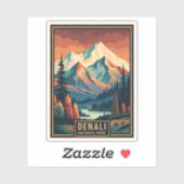 レトロデナリナショナルパーク シール (シート)
