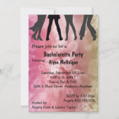 レトロデ刺激を受けたィスコバチェロレッテ招待状 招待状 (正面)