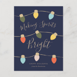 レトロトゥインクルズホリデーカード シーズンポストカード