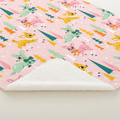 レトロトナディアワンダーランドホリデーパターン シェルパブランケット (3/4)