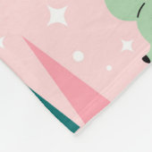 レトロトナディアワンダーランドホリデーパターン フリースブランケット (角)