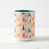 レトロトナディアワンダーランドホリデーパターン マグカップ (中央)