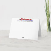 レトロトラクタークリスマスカード シーズンカード (裏面)