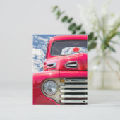 レトロトラックの誕生日招待状 招待状 (スタンド正面)