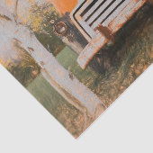 レトロトラックヴィンテージラスティブラウン素朴秋 薄葉紙 (詳細)