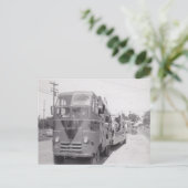 レトロトラック商用セミカーハーラーデトロイトPC シーズンポストカード (スタンド正面)