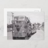 レトロトラック商用セミカーハーラーデトロイトPC シーズンポストカード (正面/裏面)