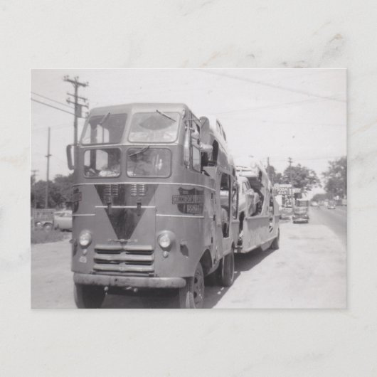 レトロトラック商用セミカーハーラーデトロイトPC シーズンポストカード (正面)