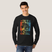 レトロトラック誕生日私の19thバ転がートの方法 tシャツ (正面フル)
