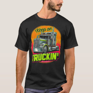 レトロトラック運転手トラック運転手トラック愛好家 Tシャツ