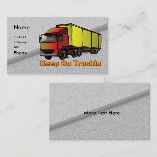 レトロトラック2名刺 名刺 (正面/裏面)