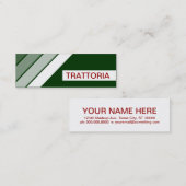 レトロトラットリア スキニー名刺 (正面/裏面)