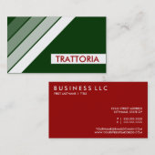 レトロトラットリア 名刺 (正面/裏面)