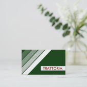 レトロトラットリア 名刺 (スタンド正面)