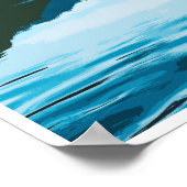 レトロトラベルスタイルジャックカルティエナショナルパーク ポスター (角)