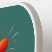 レトロトラベルマップミシシッピ州 ピックルボールラケット (左詳細)