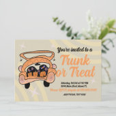 レトロトランクアトリートハロウィーンイベント 招待状 (スタンド正面)