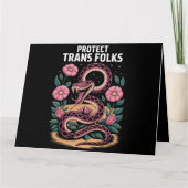 レトロトランスプライドトランス右トラ保護ンスフォーク カード (正面)