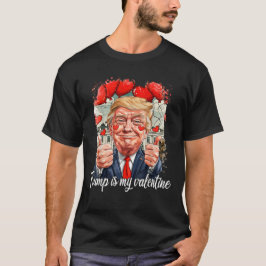レトロトランプは私のバレンタインデー Tシャツ