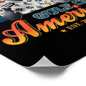 レトロトランプシャツGulf Of Us America Est 2025 ポスター (角)