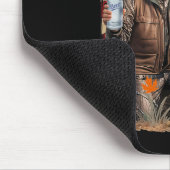 レトロトランプ狩り鹿おもしろいビール飲みビール マウスパッド (コーナー)