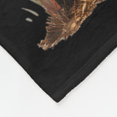 レトロトランプ狩り鹿おもしろい飲みビアハンティ フリースブランケット (角)