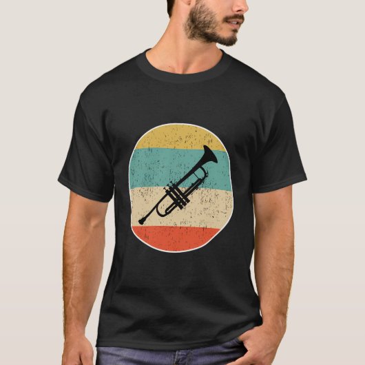レトロトランペット Tシャツ (正面)