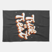 レトロトリックまたは治療 キッチンタオル (横)