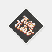 レトロトリックまたは治療 スタンダードカクテルナプキン (角)