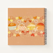 レトロトリュッフルパーソナル料理本レシピ手帳 ノートブック (裏面)