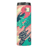 レトロトレンディーメンフィス壁紙 タンブラー (裏面)