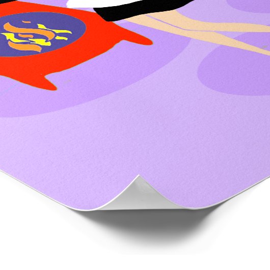 レトロトロピカルカクテルパーティーポスター ポスター (角)