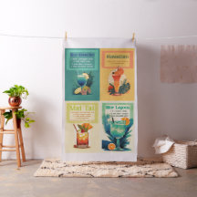 レトロトロピカルカクテルレシピのカット＆縫製