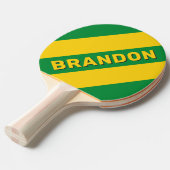 レトロトロピカルバはっきりしたナストライプナスリー名 卓球ラケット (正面アングル)